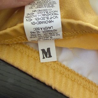 Braguita Tanga SweetBanana Talla M Dorada