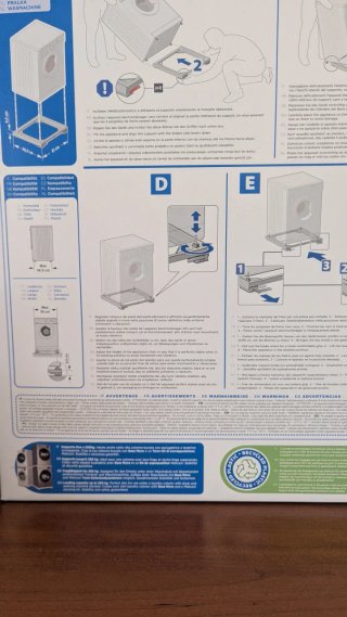 Base Meliconi per lavatrice con ruote