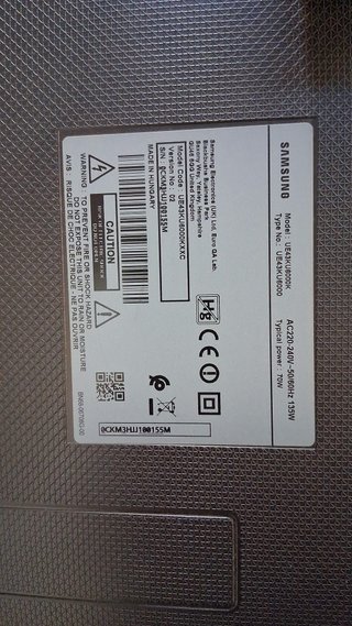Samsung Smart TV 43 4K UHD UE43KU6000