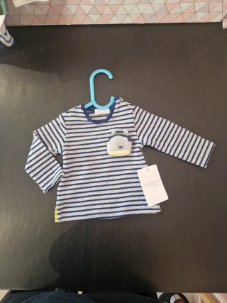 Jersey bebé rayas 1-2 meses