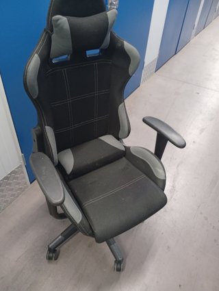 Silla Gaming Ergonómica Negra/Gris