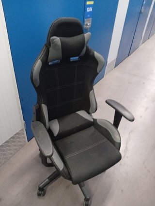 Silla Gaming Ergonómica Negra/Gris