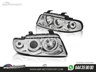FAROS DELANTEROS OJOS DE ANGEL CCFL PARA AUDI A4 B5