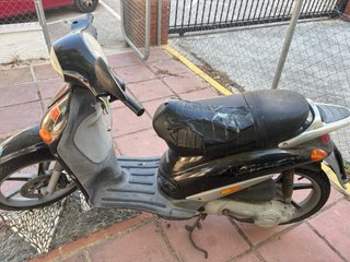 Piaggio Liberty Scooter Negra/Gris