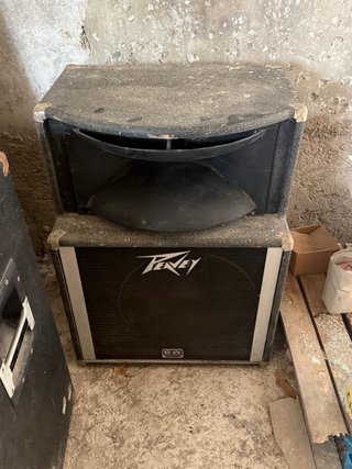 Altavoces Peavey black widow 150W para restaurar