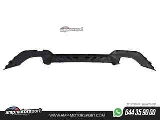 DIFUSOR TRASERO PARA BMW SERIE 3 G20 G21 + COLAS DOBLES NEGRAS
