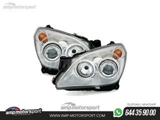 FAROS DELANTEROS OJOS DE ANGEL PARA OPEL ASTRA H