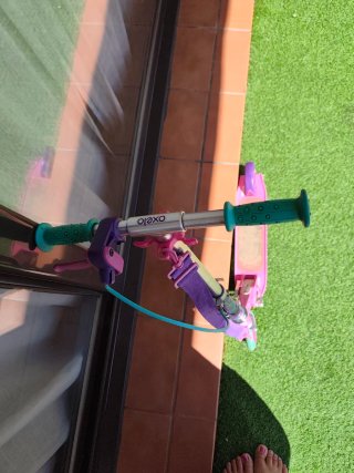 Patinete Oxelo Play 5 Rosa y Morado