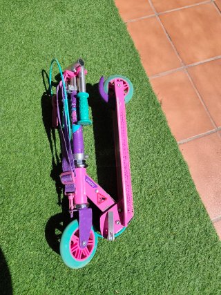 Patinete Oxelo Play 5 Rosa y Morado