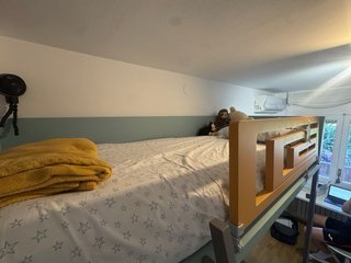 Cama alta infantil + escalera