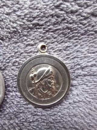Lote 3 Medallas Religiosas Antiguas 65s siglo XIX