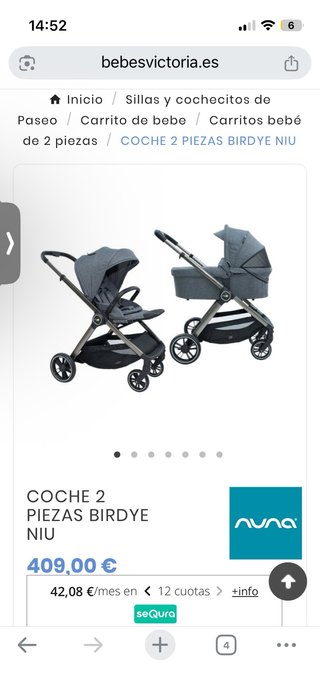 Cochecito 2 piezas Bugaboo Bee 6