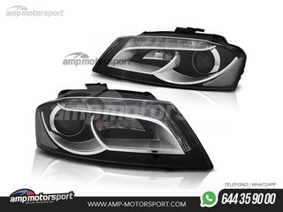 FAROS DELANTEROS PARA AUDI A3 8P LUZ DIURNA REAL 08-12