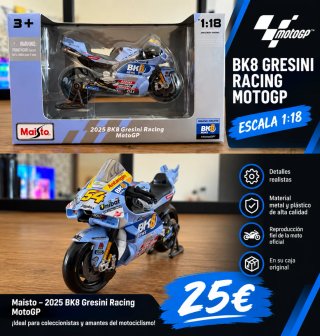 MotoGP 2025 BK8 Gresini 1:18 Fermín Aldeguer