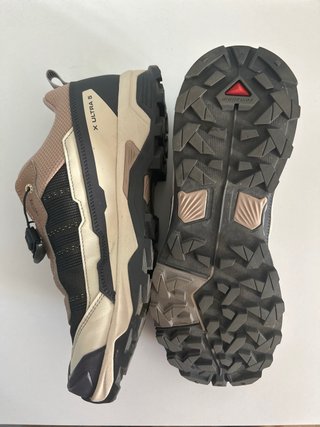 Salomon Zapatillas Montaña Talla 40 Beige/Marrón