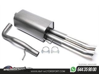 SILENCIOSO TRASERO DEPORTIVO TIPO DTM AUDI A4 B5
