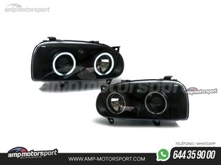 FAROS DELANTEROS OJOS DE ANGEL CCFL PARA VOLKSWAGEN GOLF MK3