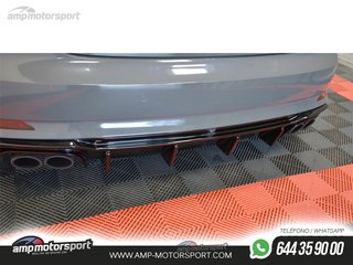 DIFUSOR TRASERO AUDI S5 F5 2016-- NEGRO BRILLO