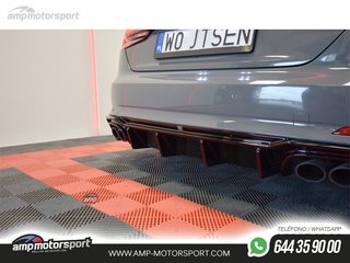 DIFUSOR TRASERO AUDI S5 F5 2016-- NEGRO BRILLO