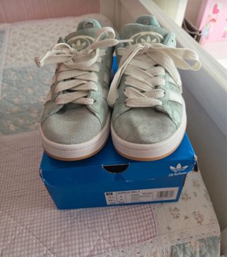 Zapatillas Adidas Campus 00s J Verde/Blanco