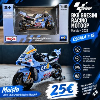 MotoGP 2025 BK8 Gresini Racing 1:18 Alex Márquez