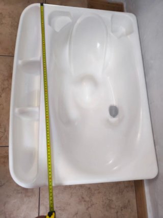Bañera bebé blanca evolutiva