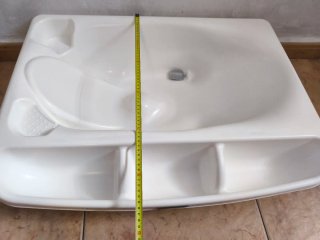 Bañera bebé blanca evolutiva