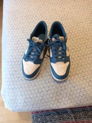 Zapatillas Nike niño azul y blanco