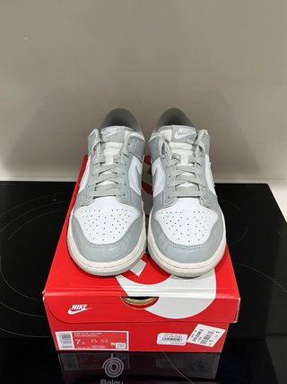 Nike Dunk Low Talla 40 Gris Blanco