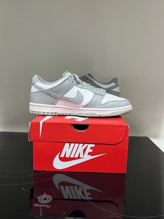 Nike Dunk Low Talla 40 Gris Blanco