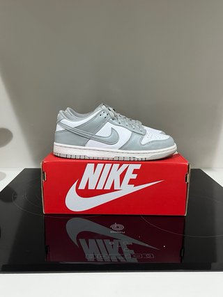Nike Dunk Low Talla 40 Gris Blanco