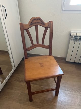 Silla Escritorio Madera