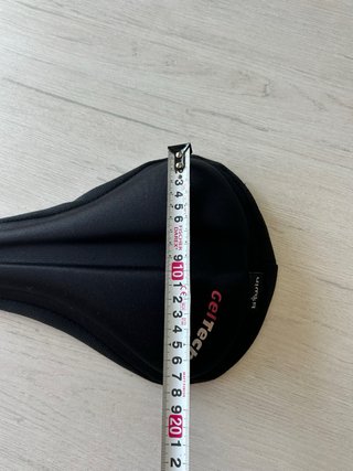 Sillín Gel Bicicleta GelTech Negro