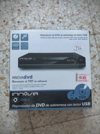 Reproductor DVD Innova con USB