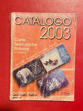 Catalogo Schede Telefoniche 2003