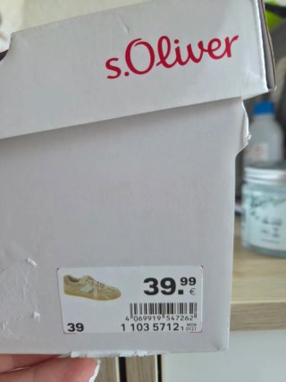 Zapatillas S.Oliver rosas y blancas