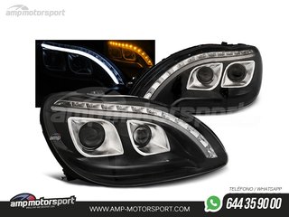 FAROS DELANTEROS LUZ DIURNA LED + TUBE LIGHT PARA MERCEDES CLASE S W220