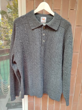 Stefanel Maglione Grigio Vintage