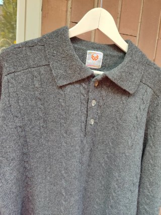 Stefanel Maglione Grigio Vintage