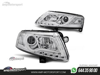 FAROS DELANTEROS LUZ DIURNA TUBE LIGHT PARA AUDI A6 4F