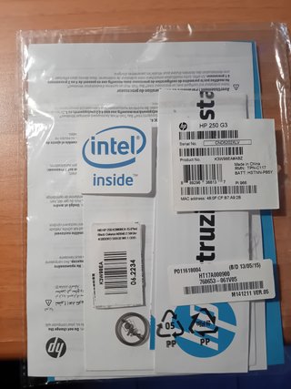 NOTEBOOK HP 250 G3- 2.58 GHz- 8GB- 200 Euro Tratt.