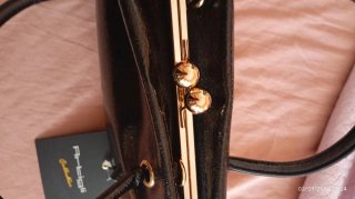 Borsa Artigli vernice nera nuova