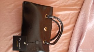 Borsa Artigli vernice nera nuova