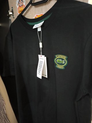 Camisola Lacoste Preta Tamanho M