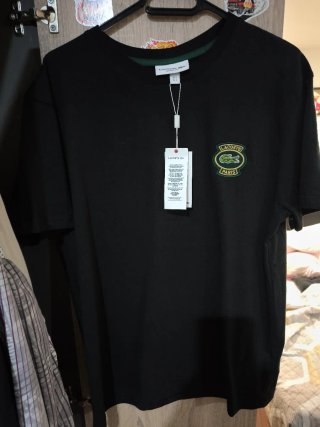 Camisola Lacoste Preta Tamanho M