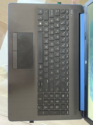 Portátil HP Negro y Azul