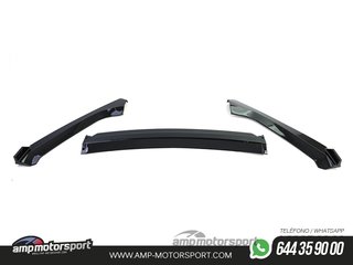 SPOILER DELANTERO PARA SEAT LEON 5F CUPRA 2012-2017 NEGRO BRILLO