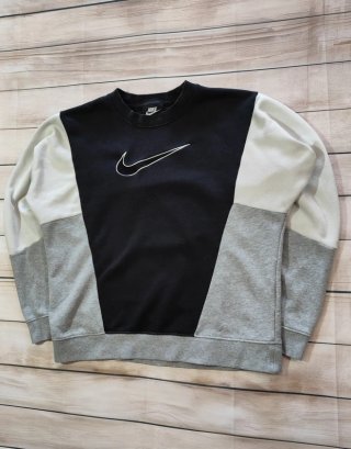 Sudadera Nike Mujer Negra Gris Blanca Talla XS