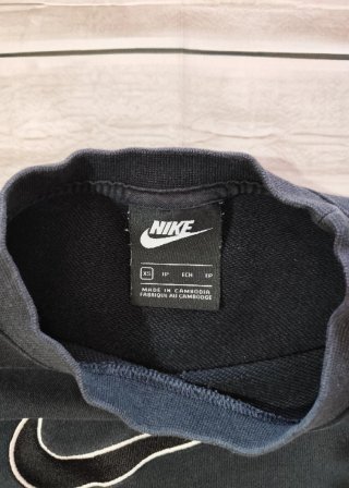 Sudadera Nike Mujer Negra Gris Blanca Talla XS