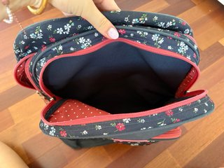 Mochila Pepe Jeans floral negra multicolor